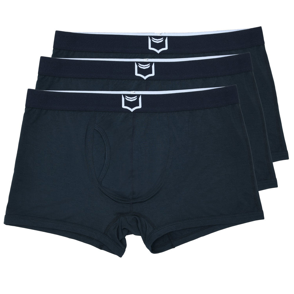 Mens supportive underwear featuring dual pouch support