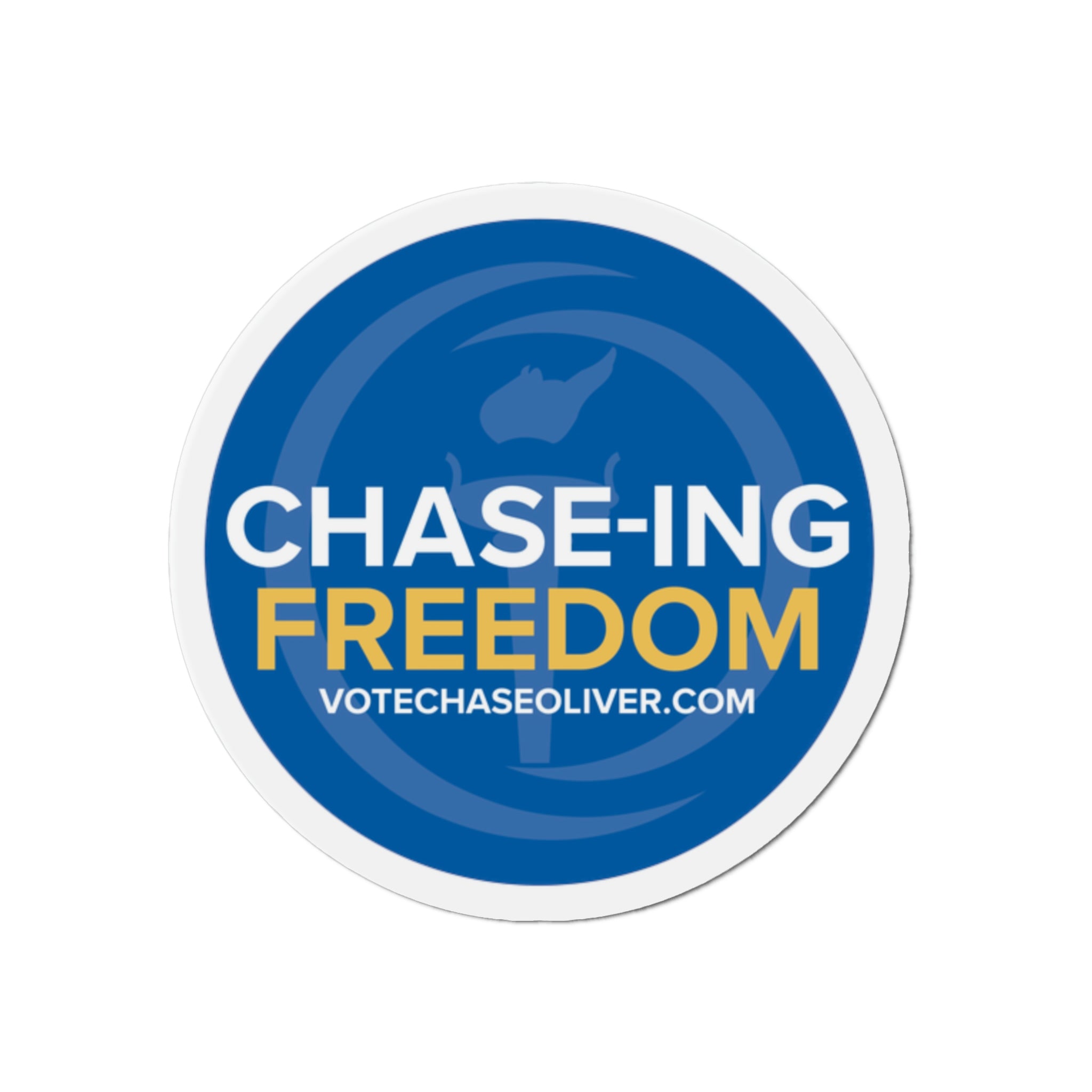 Chase-ing Freedom - Chase Oliver for President Die-Cut Magnets