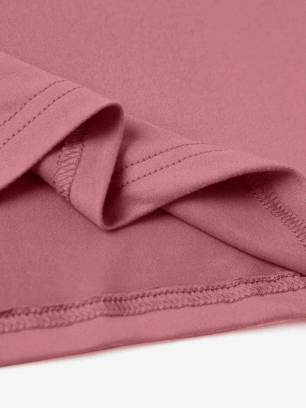 Fabric detail of soft polyester heart graphic tee