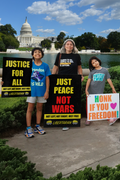 Just Peace Not  Wars - Profits for Protests Adult Sign (24" x 36")