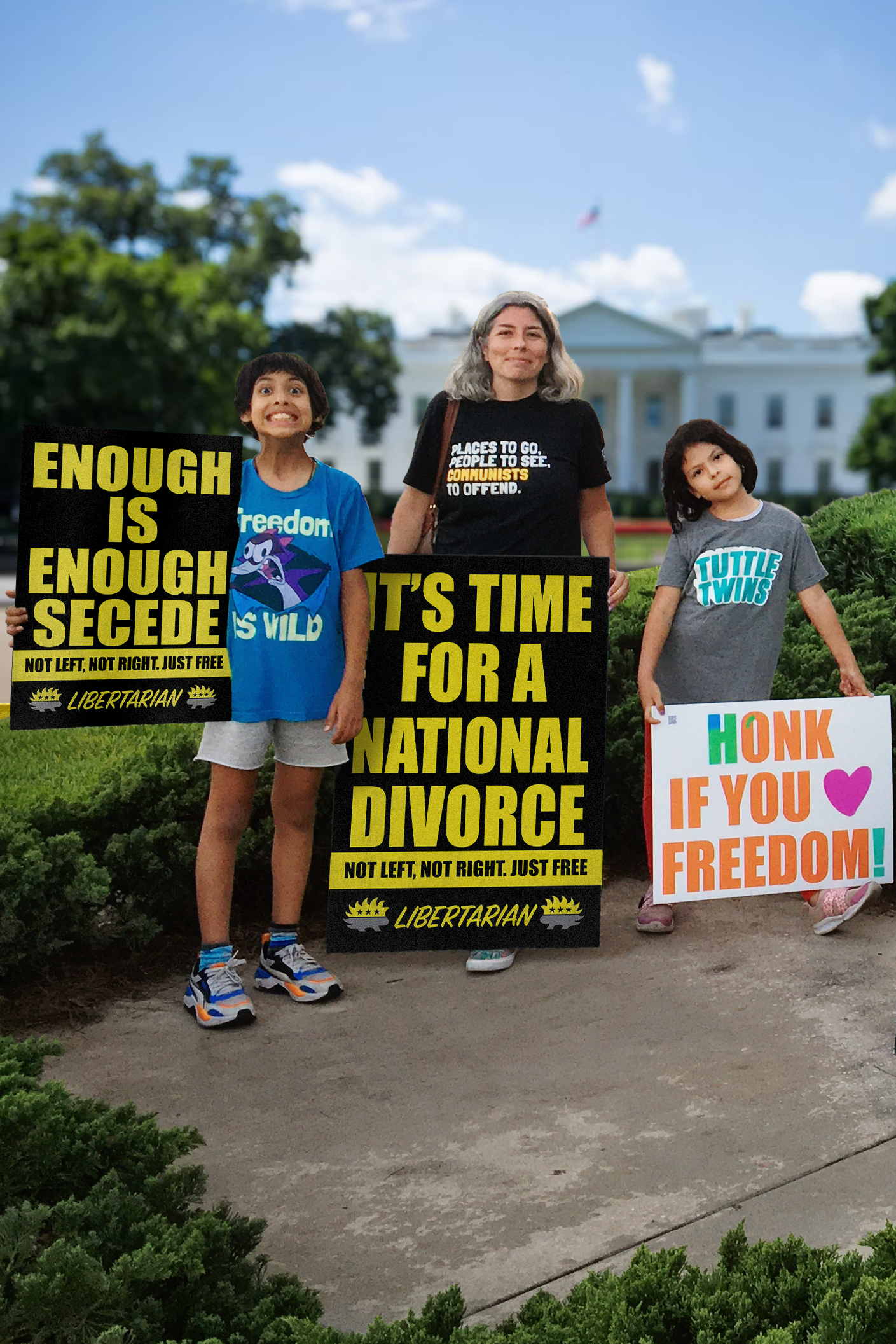 National Divorce - Profits for Protests Adult Sign (24" x 36")