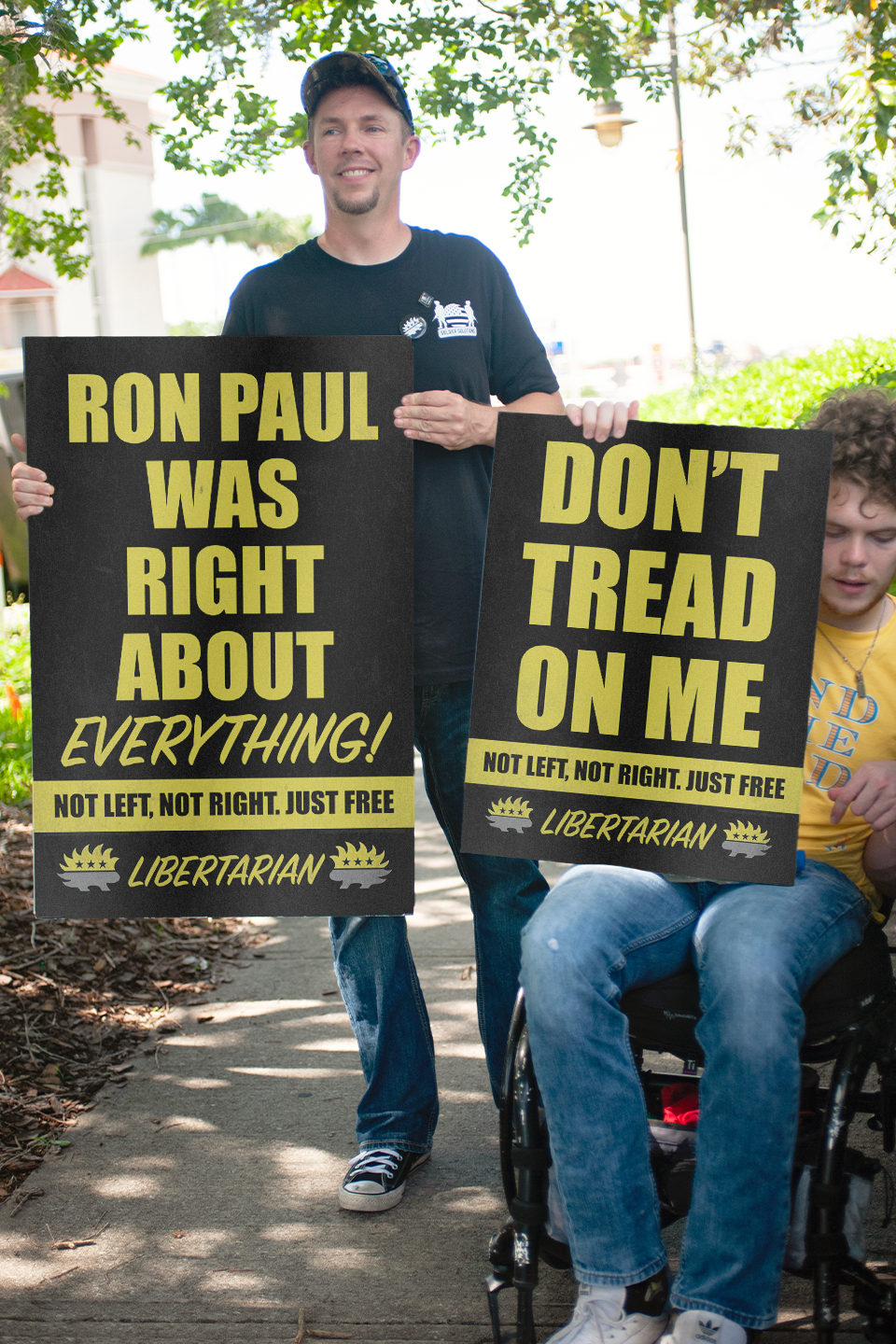 Ron Paul was Right about Everything - Profits for Protests Adult Sign (24" x 36")