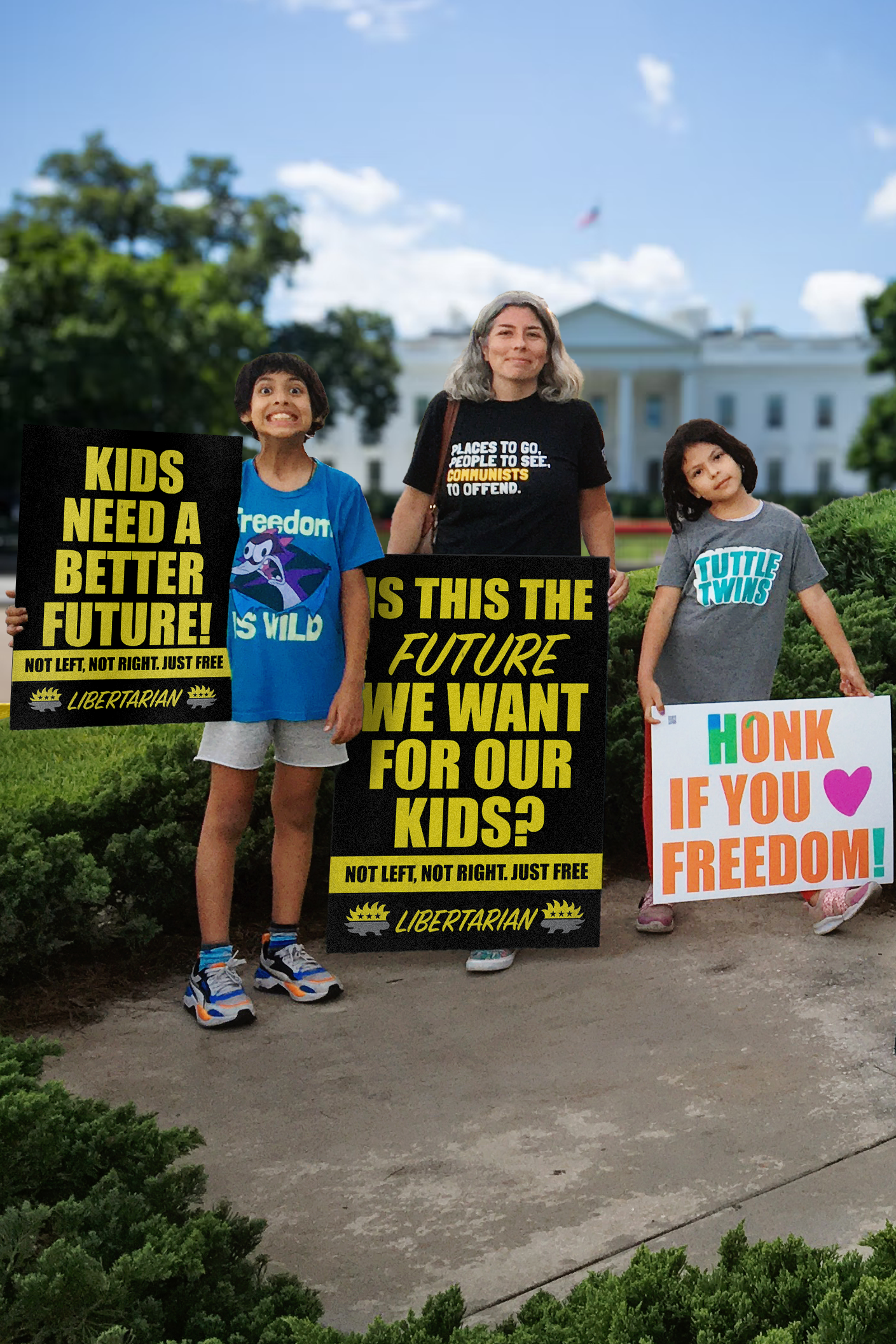 Kids Need a Better Future - Profits for Protests Youth Sign (18" x 24")