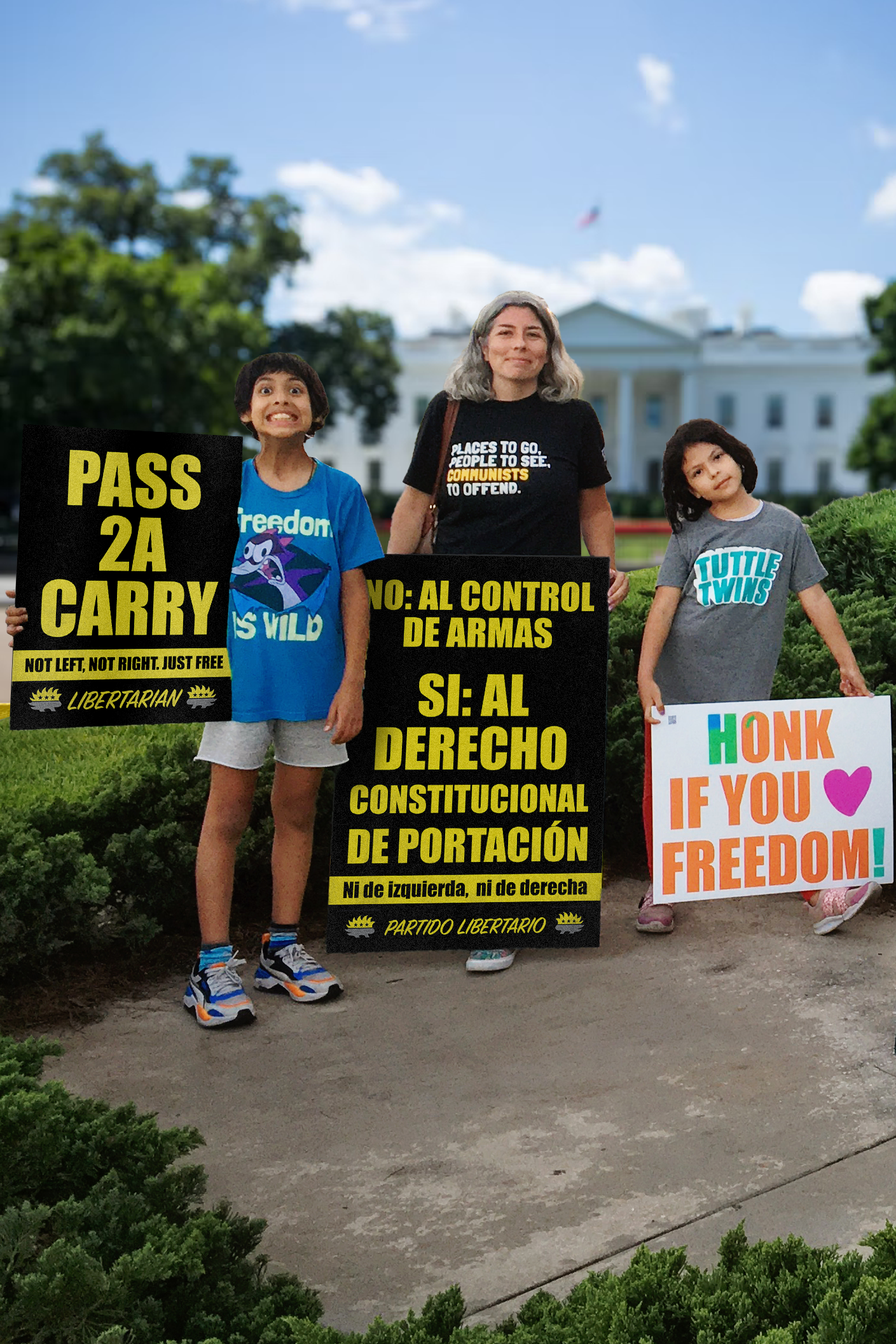 Constitutional Carry - Espanol - Profits for Protests Adult Sign (24" x 36")