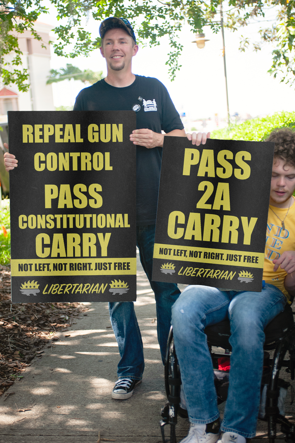 Pass Constitutional Carry - Profits for Protests Adult Sign (24" x 36")
