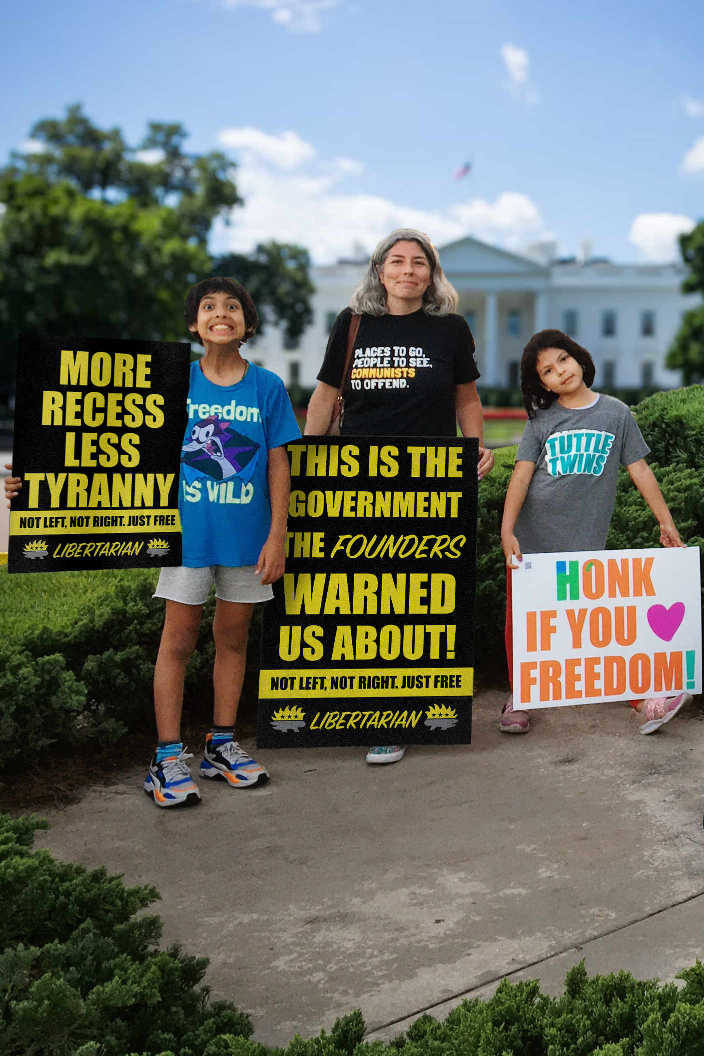 This is the Government The Founders Warned us About - Profits for Protests Adult Sign (24" x 36")