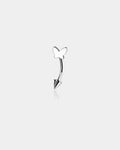 Butterfly Internally Threaded Titanium Eyebrow Ring