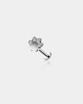 Puppy Paw Internally Threaded Titanium Labret Stud
