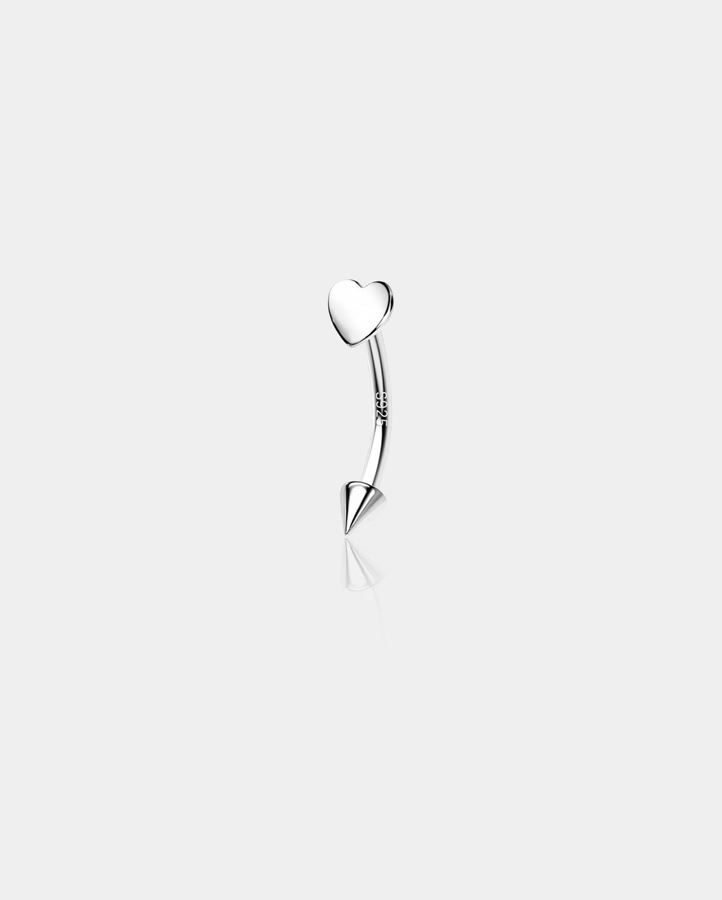 Heart S925 Eyebrow Ring Rook Ring