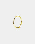 20G 14K Gold Minimalist Segment Nose Hoop