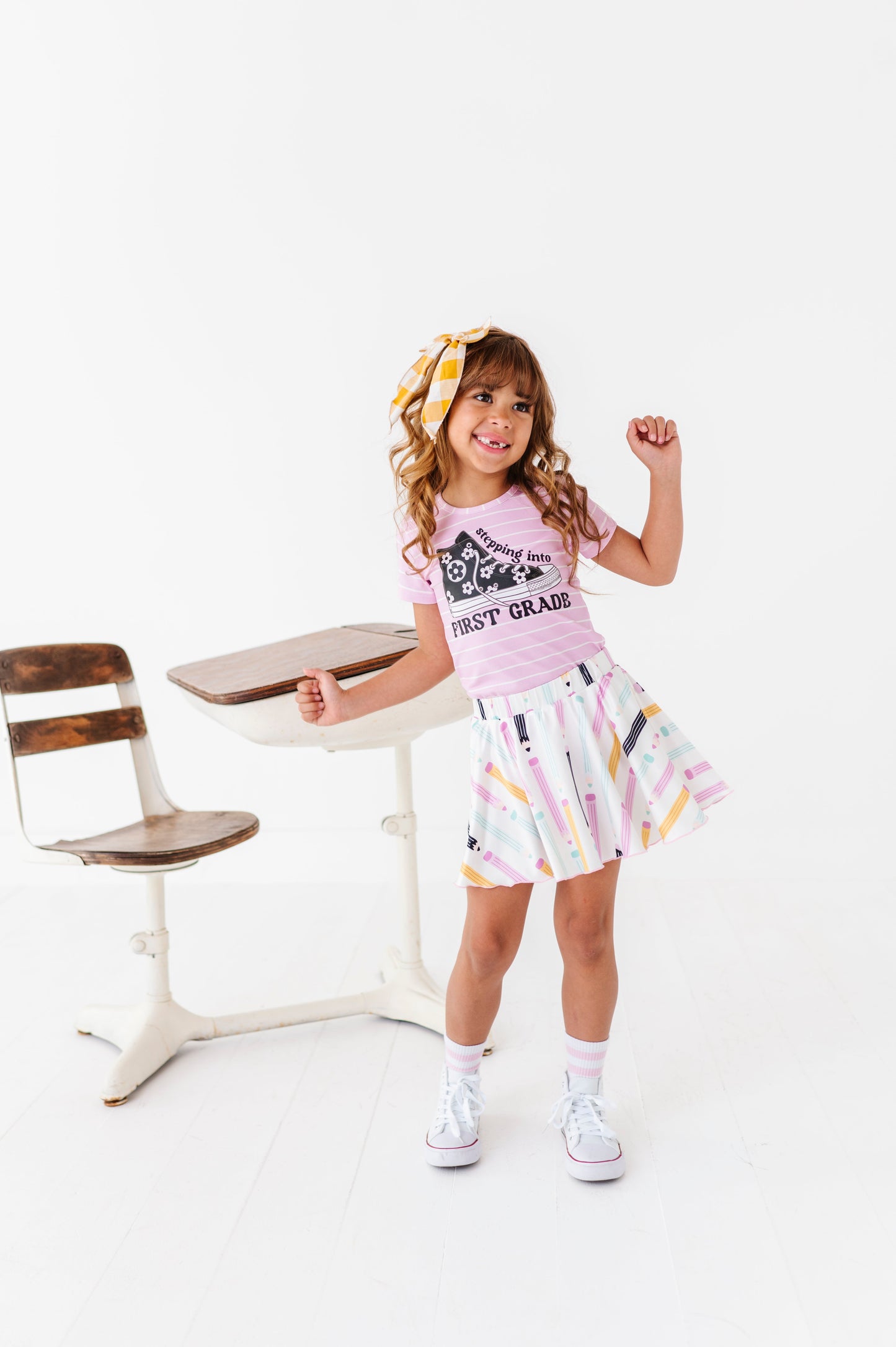 GIRLS “Stepping into…” Grade Level Tee (10yr + 12yr ONLY left)