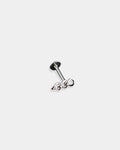 Chain Top Internally Threaded Cartilage Stud