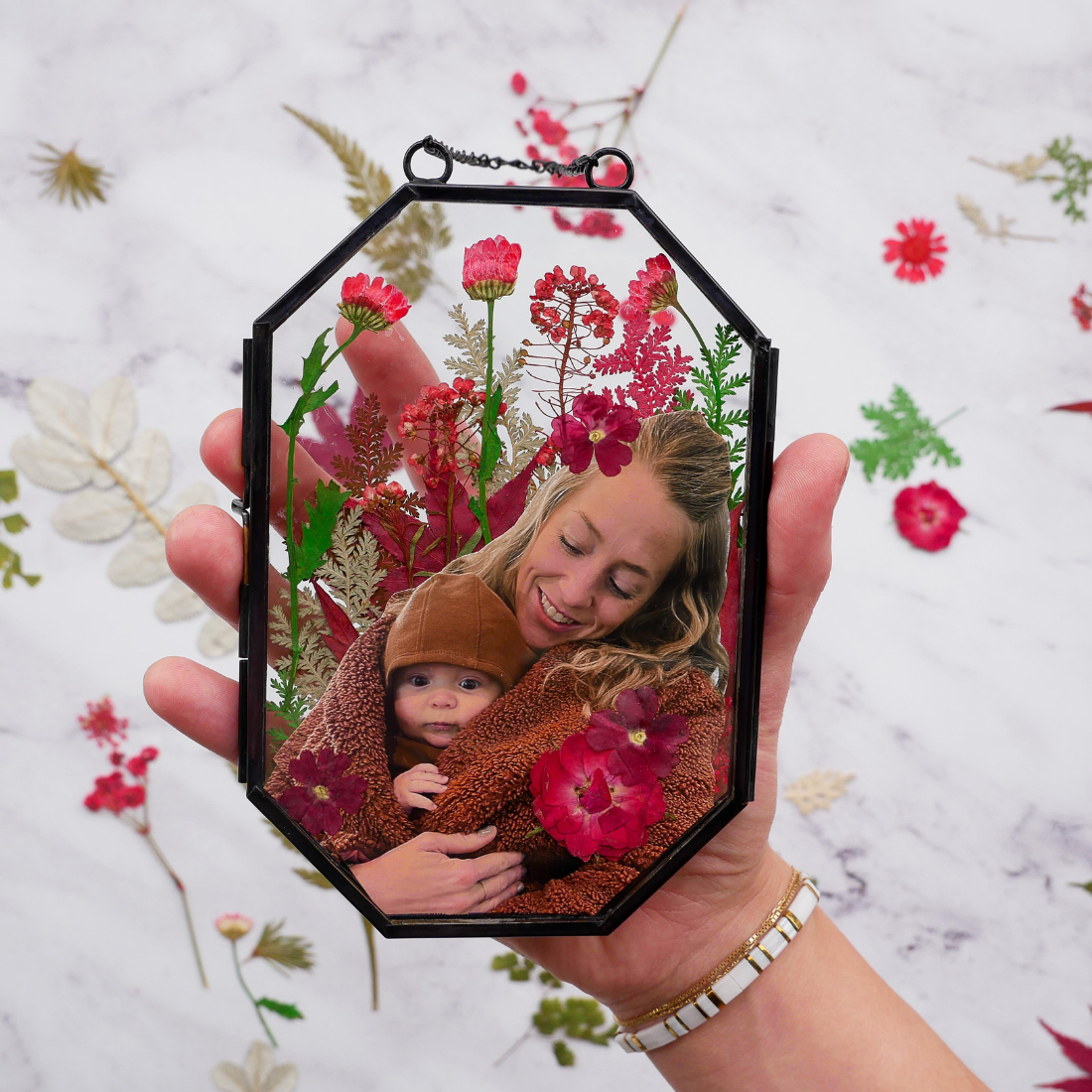 Holiday Framed Pressed Flowers Kit