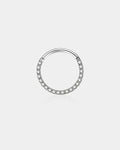 Clear CZ Front Segment Septum Ring