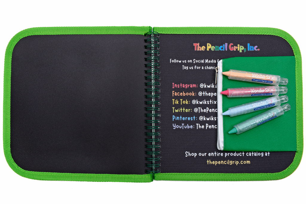Daily Doodler Reusable Activity Book- Travel Cover, Includes 4 Wonder Stix