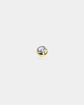 14K Gold CZ Belly Ring Repalcement Ball