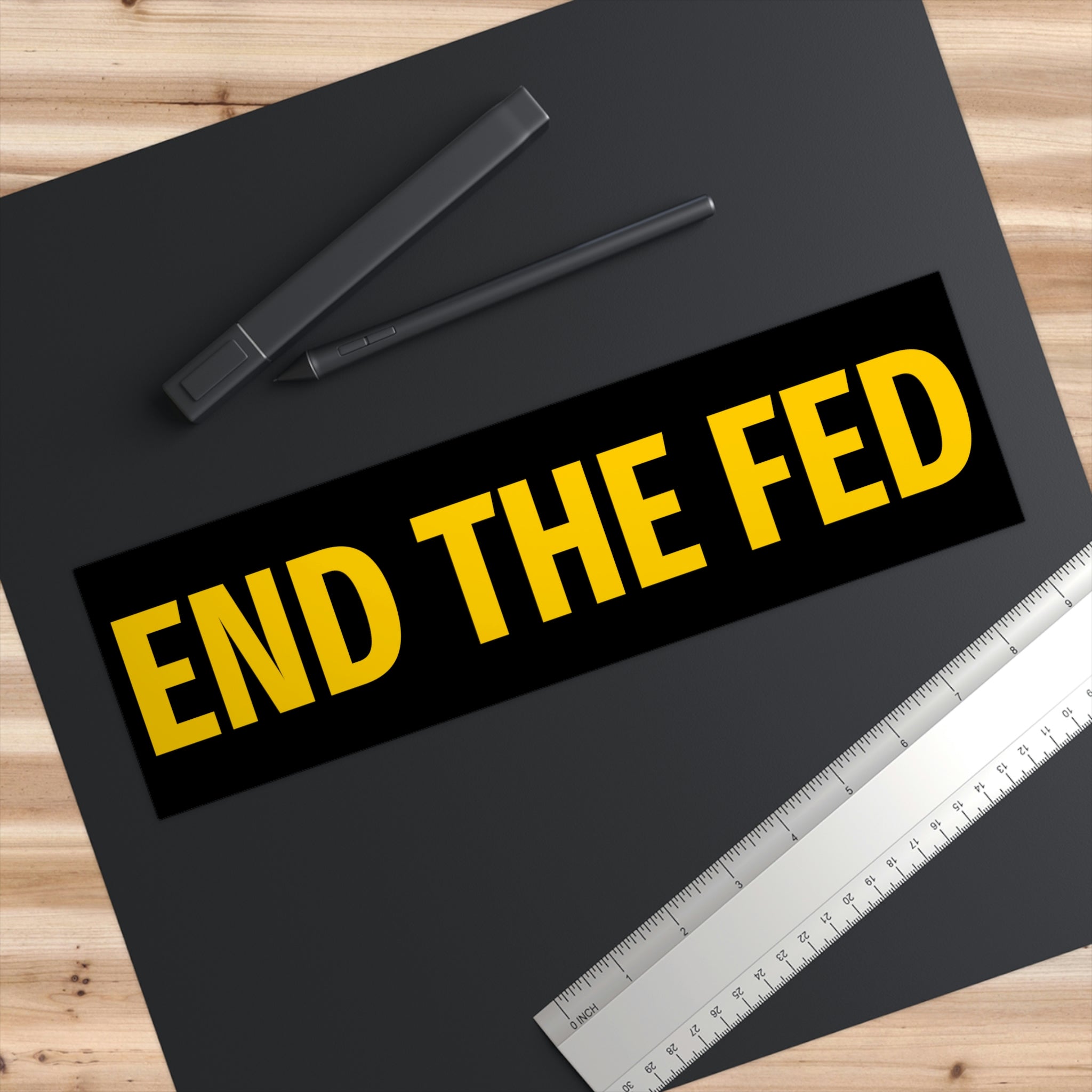 END THE FED Bumper Sticker