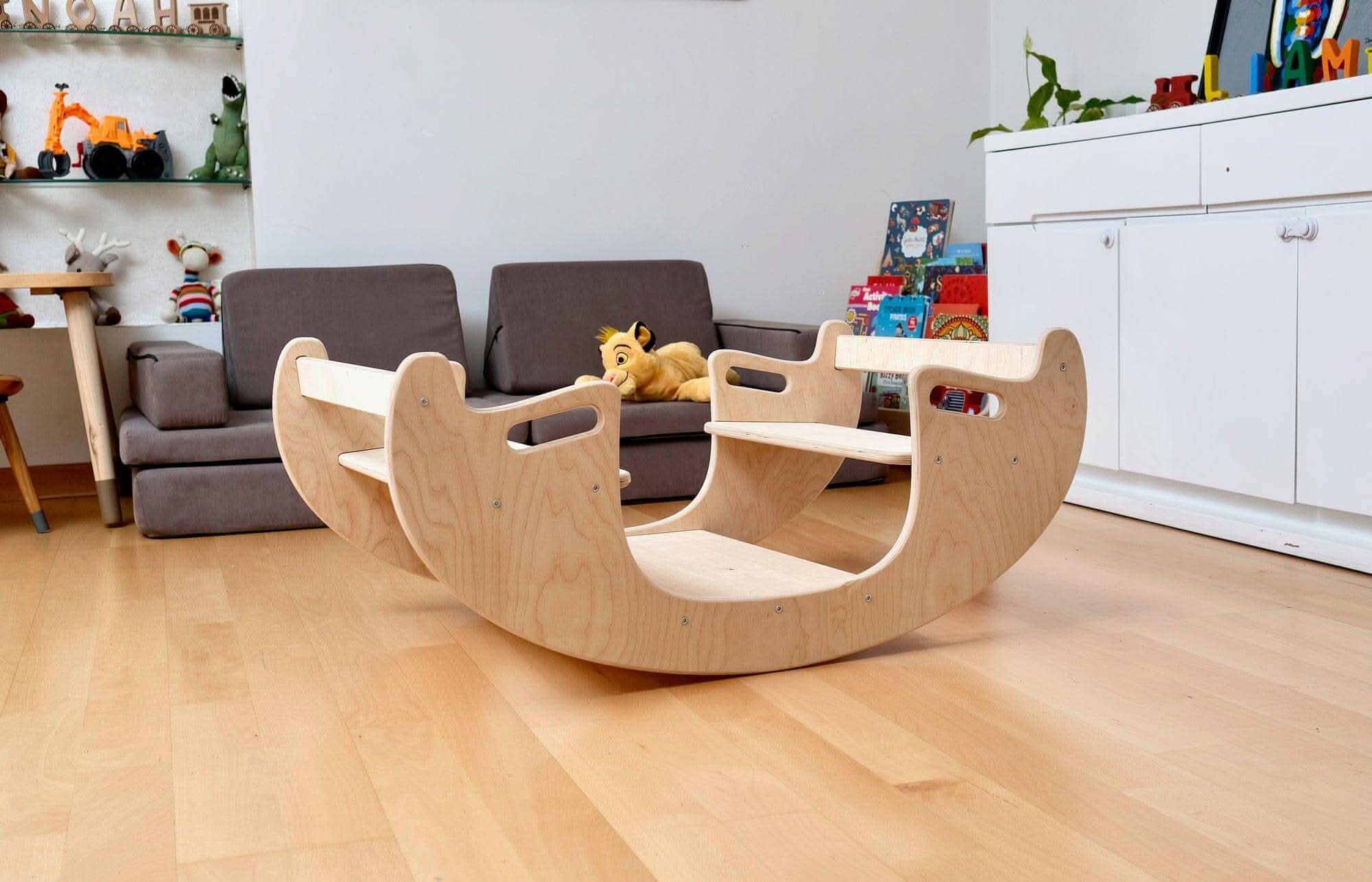 2in1 Montessori Seesaw and Table Chair Set