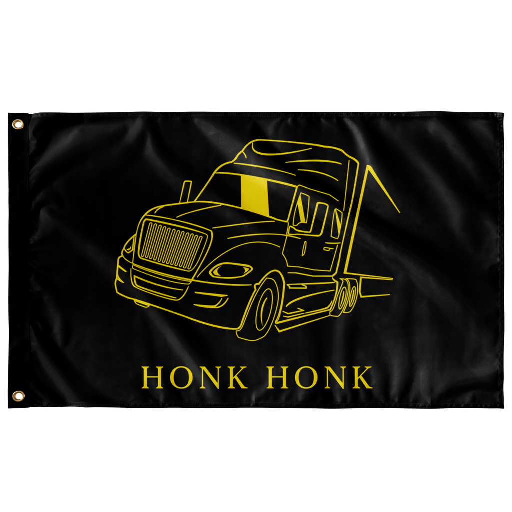 Honk Honk Trucker Protest (don't Tread) Single-Sided Flag