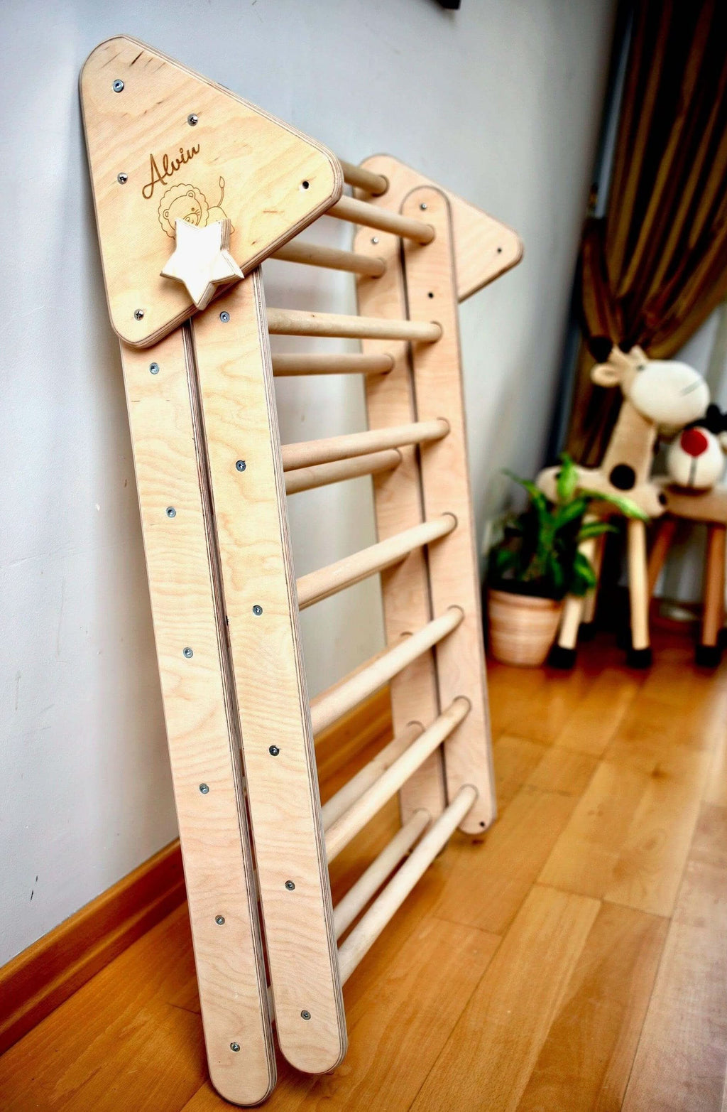 Climbing Triangle, Arch Rocker, Pillow, and 2in1 Ramp / 4 Pieces Set