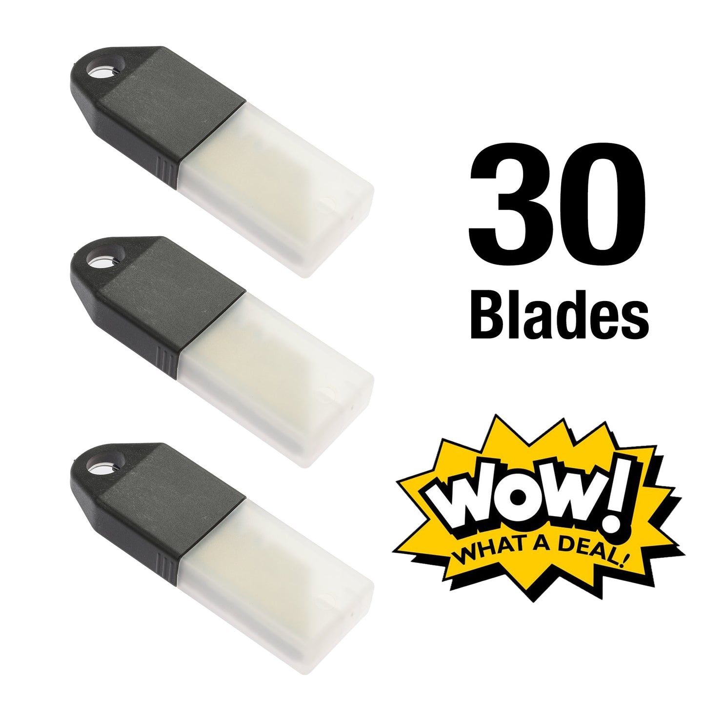 Stinger P01 Partially Serrated Utility Blade Replacement (30 pcs)