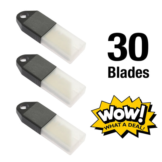 Stinger P01 Partially Serrated Utility Blade Replacement (30 pcs)