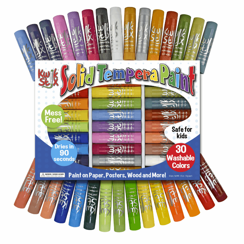 Kwik Stix Paint Sticks, Set of 30 Colors