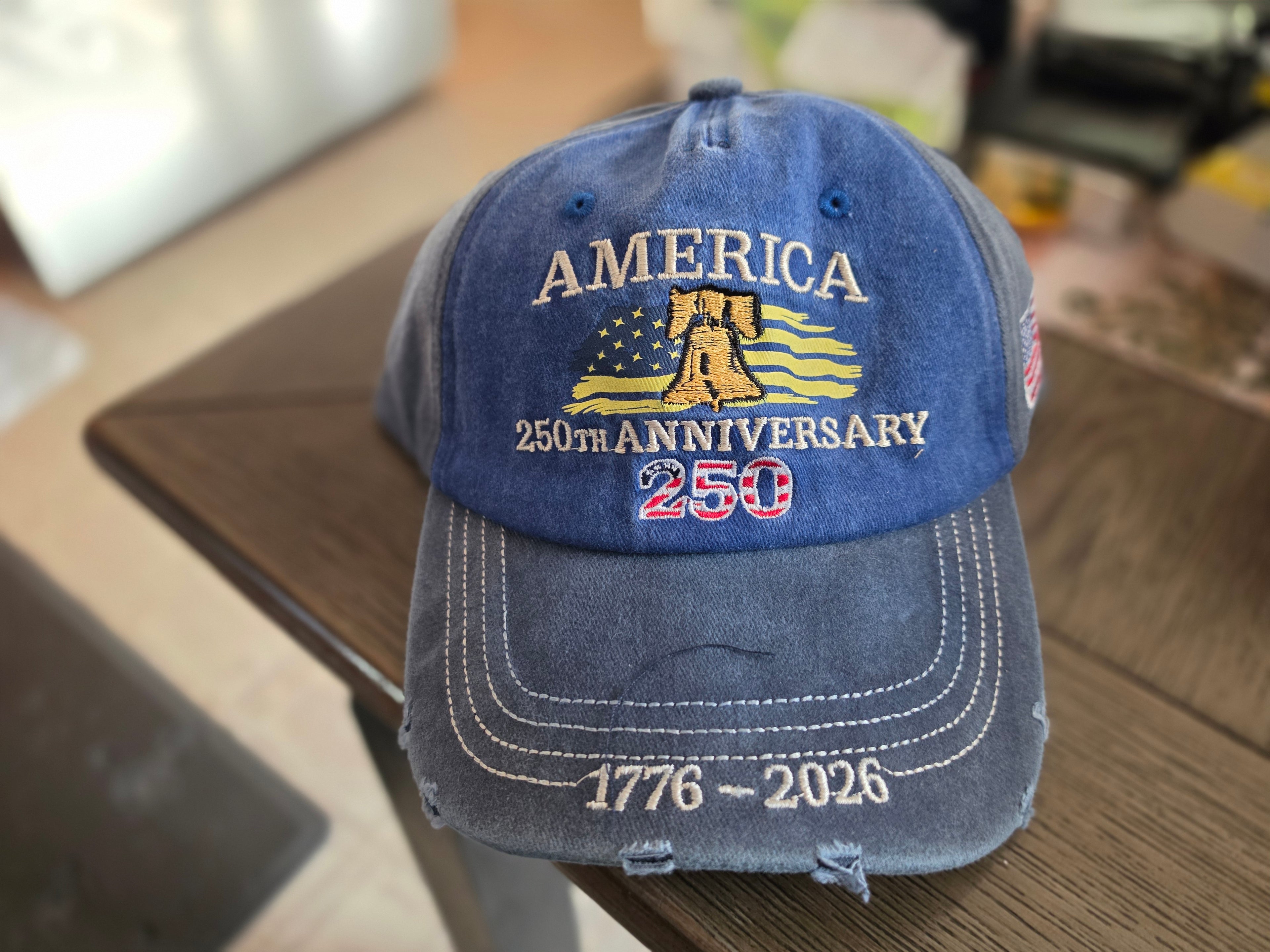 America 250 Liberty Bell Hat – Blue – 1776–2026 Limited Edition