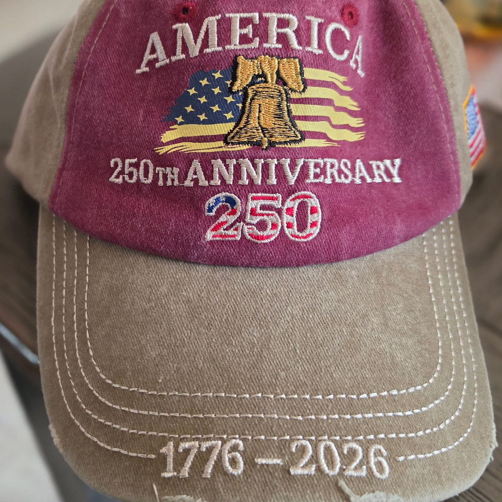 America 250 Liberty Bell Hat – Red – 1776–2026 Limited Edition