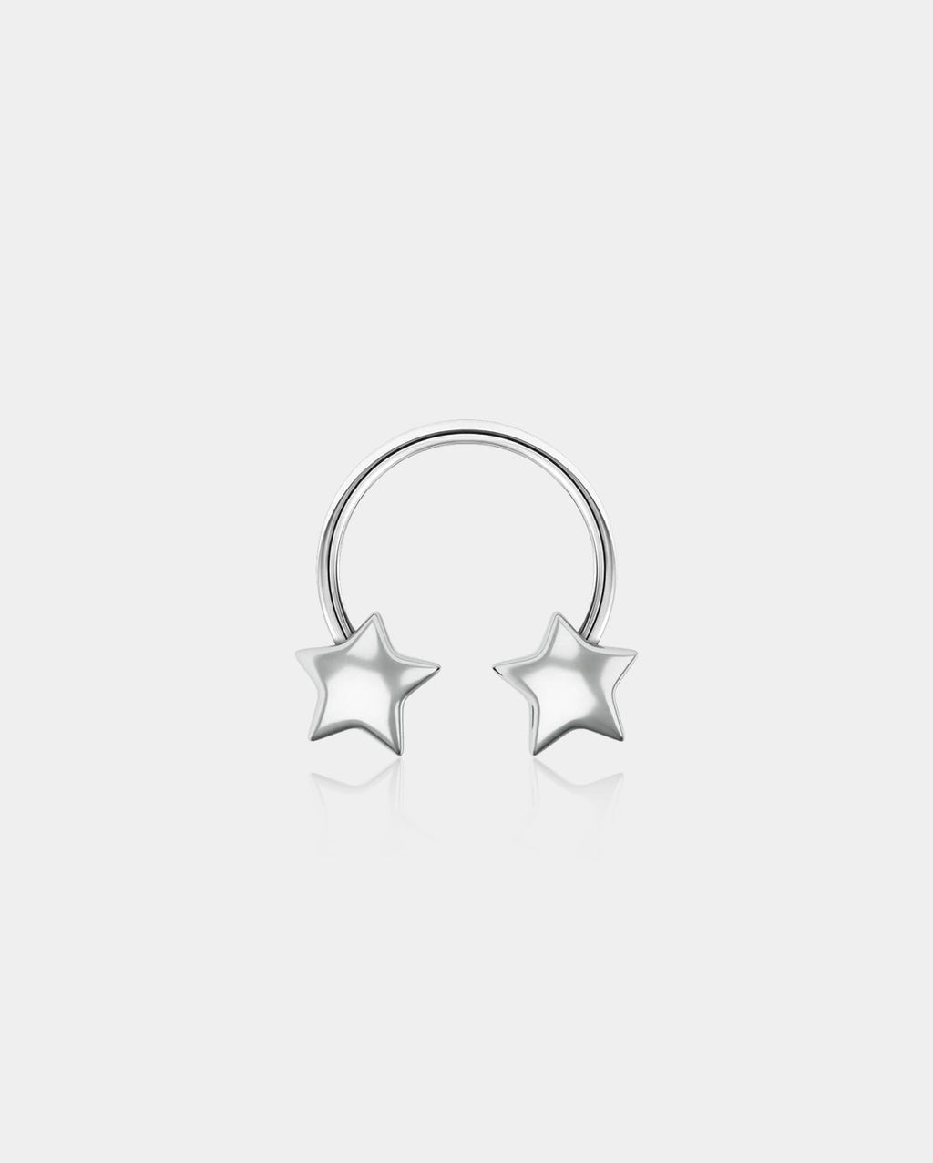 3D Star Horseshoe Septum Ring