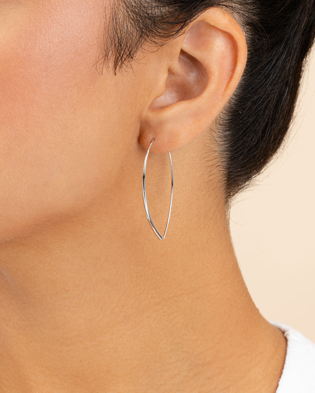 Delicate Threader Hoop Earrings