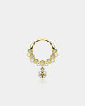 Bee and Honeycomb Segment Septum Ring
