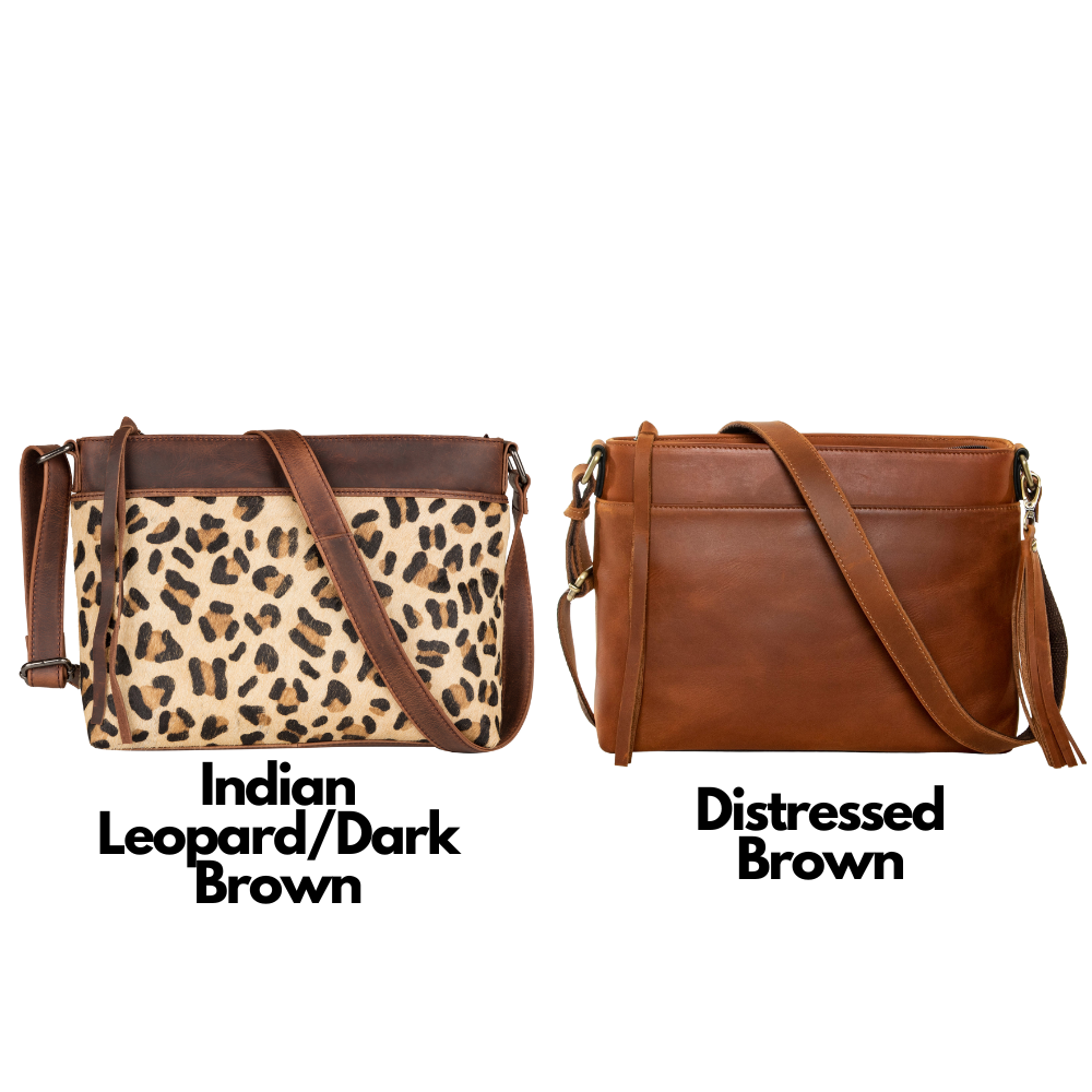 Concealed Carry Josie Leather Crossbody by Lady Conceal