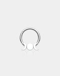 Flat Moon Phase Segment Septum Ring