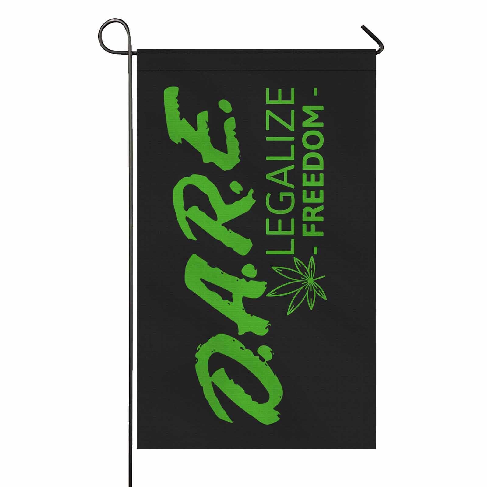DARE to Legalize Freedom Cannabis Two Sided Flag