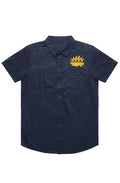 Libertarian Porcupine Embroidered Workwear S/S Shirt