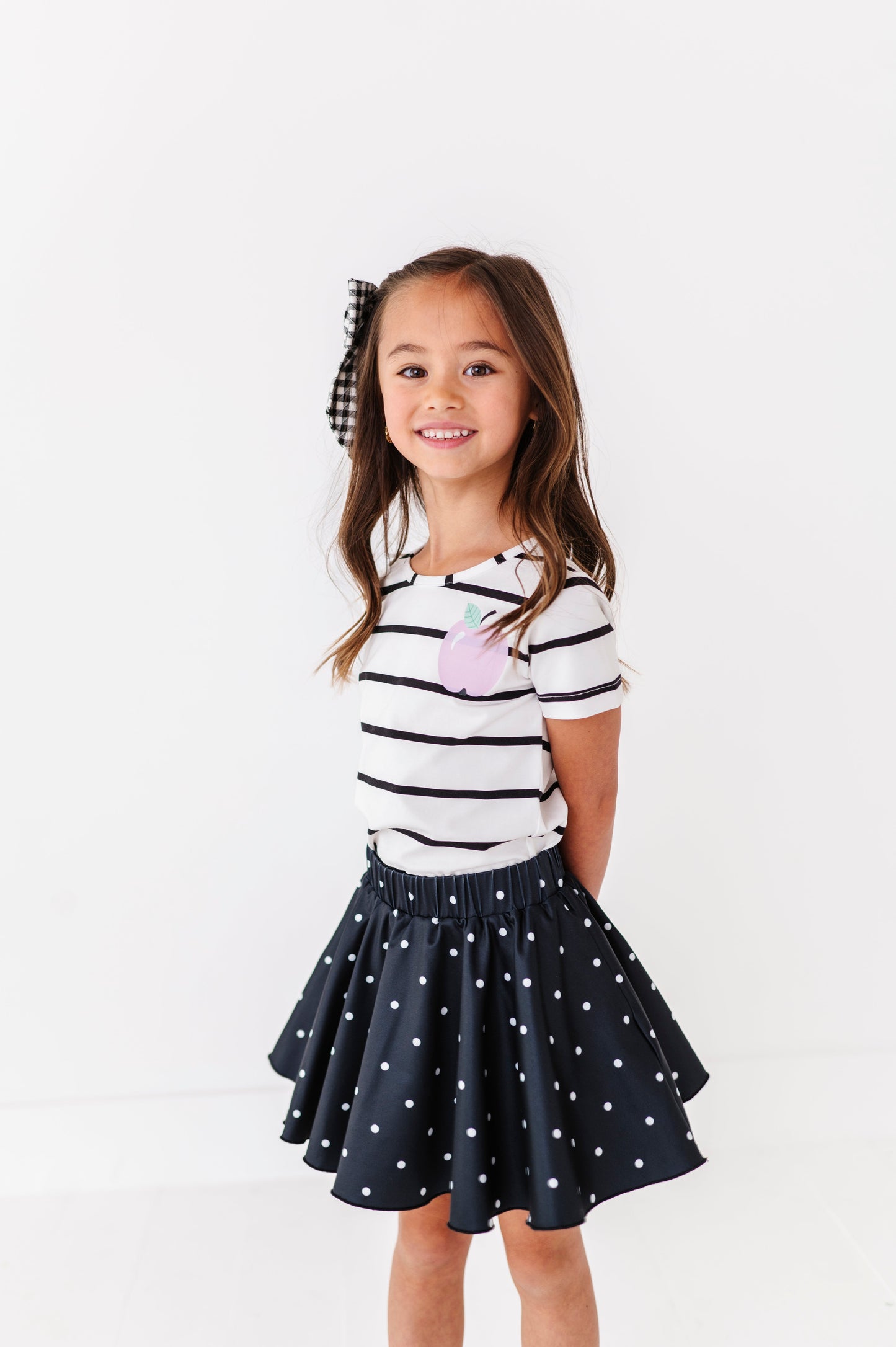 Pocket Apple Stripe Tee (2T ONLY left)