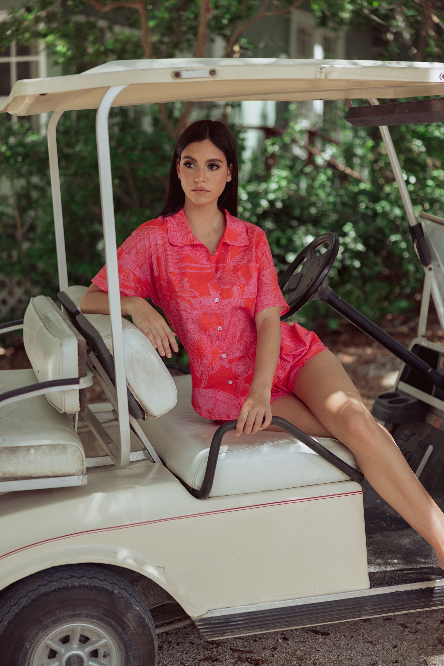 KILO BRAVA TROPICAL TOILE - SHORT PJ SET