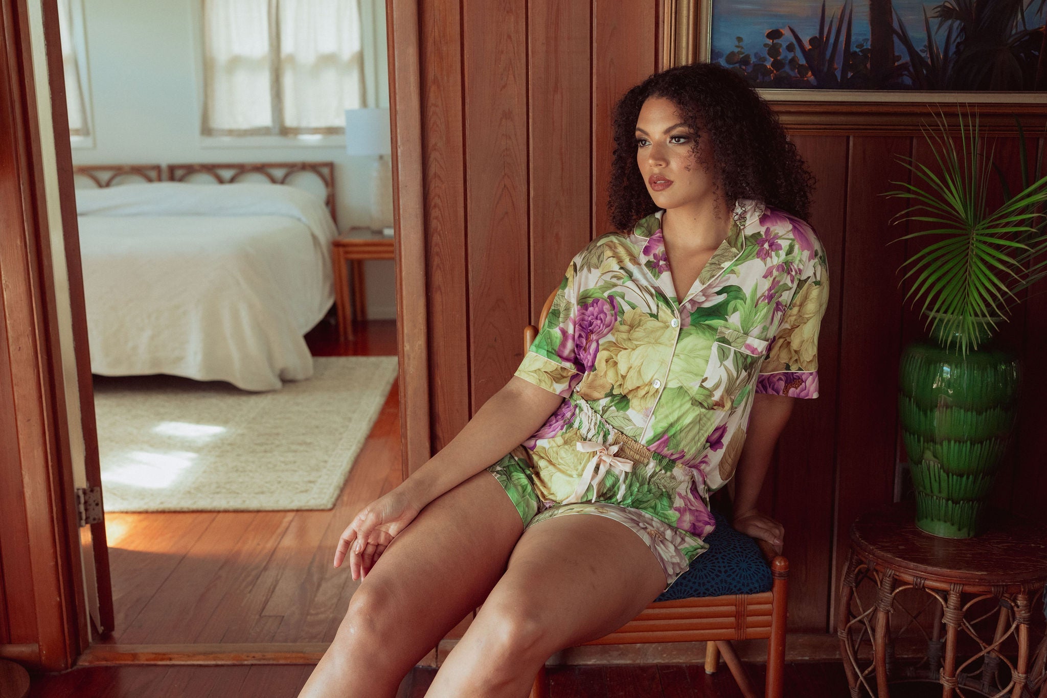 KILO BRAVA SPRING GARDEN MODAL - SHORTIE PJ SET
