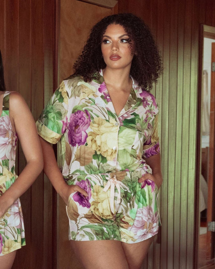 KILO BRAVA SPRING GARDEN MODAL - SHORTIE PJ SET