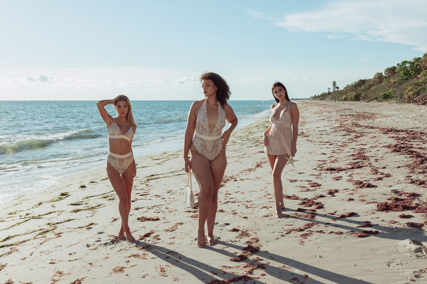 KILO BRAVA WHISPER PEACH LACE - BIKINI