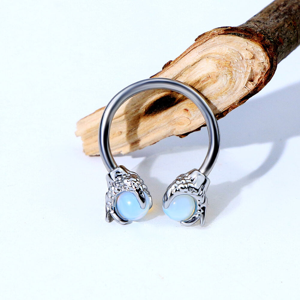 Gem Dragon Septum Ring