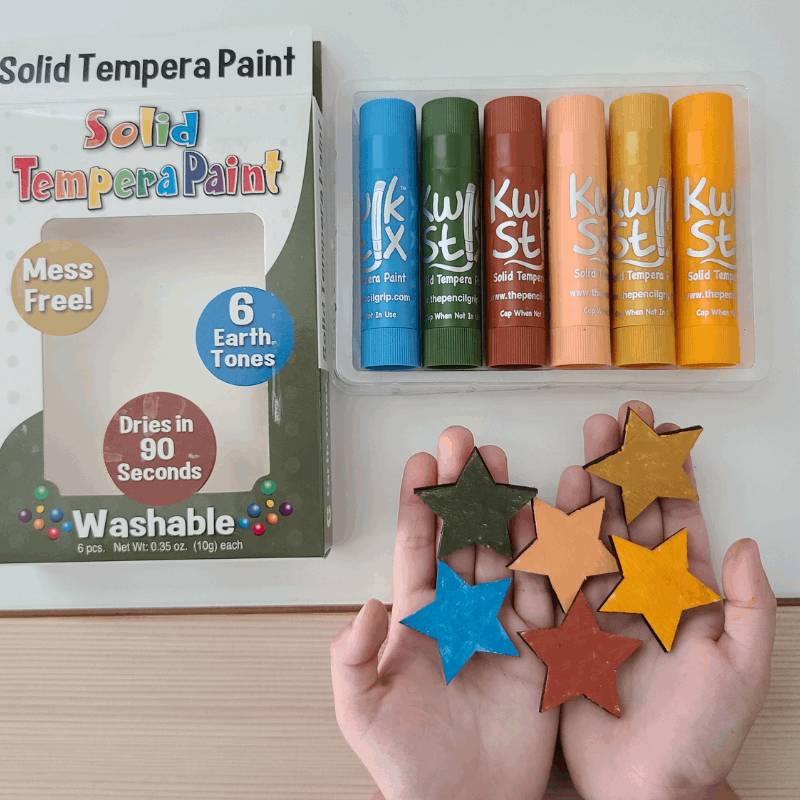 Kwik Stix Paint Sticks, Set of 6 Earth Tones