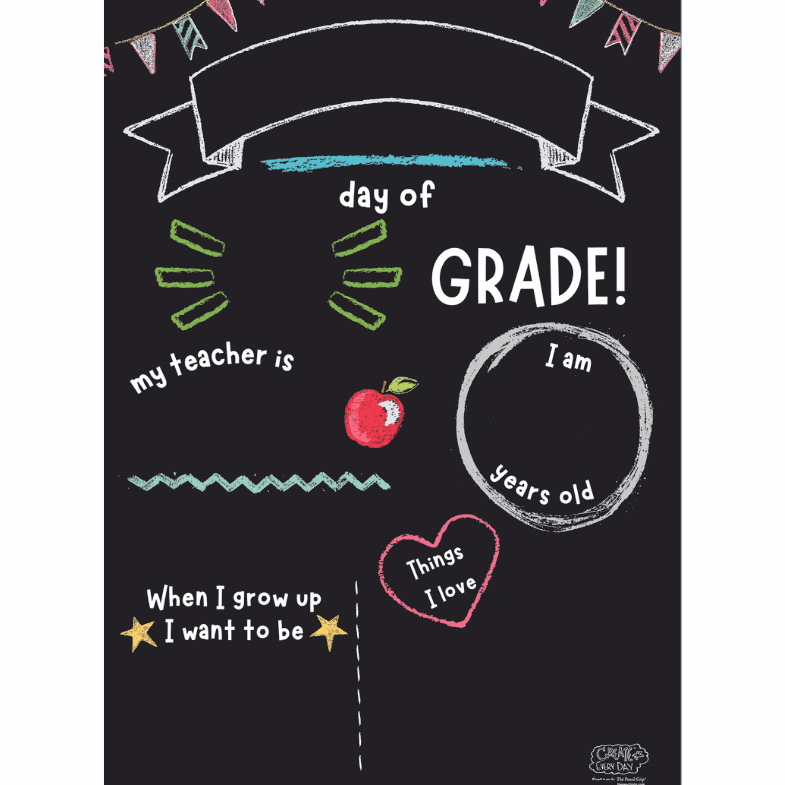 NEW! Reusable Activity Playmat- School Milestones