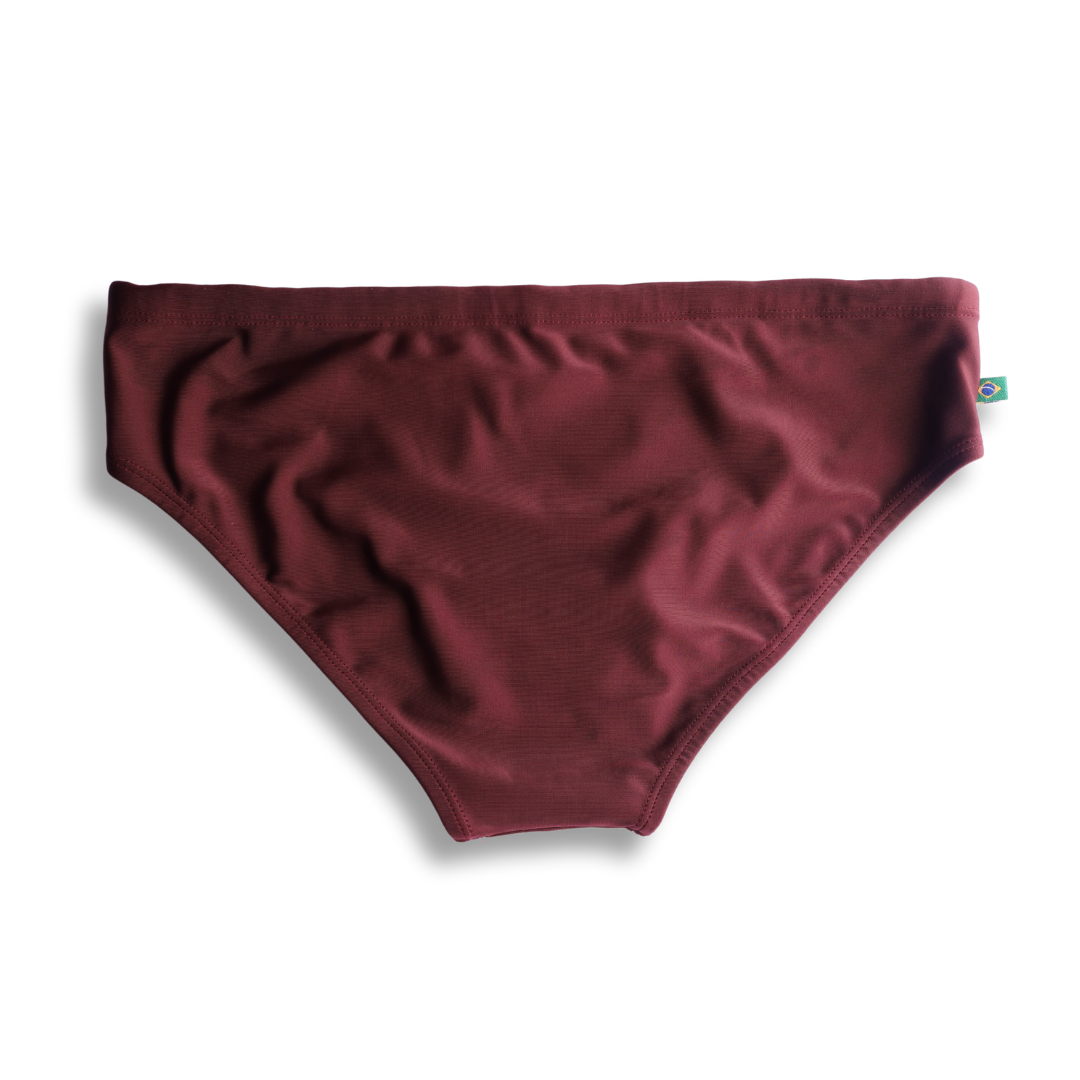 Barolo burgundy solids  Men's Swimming Sunga - Beachwear for Men