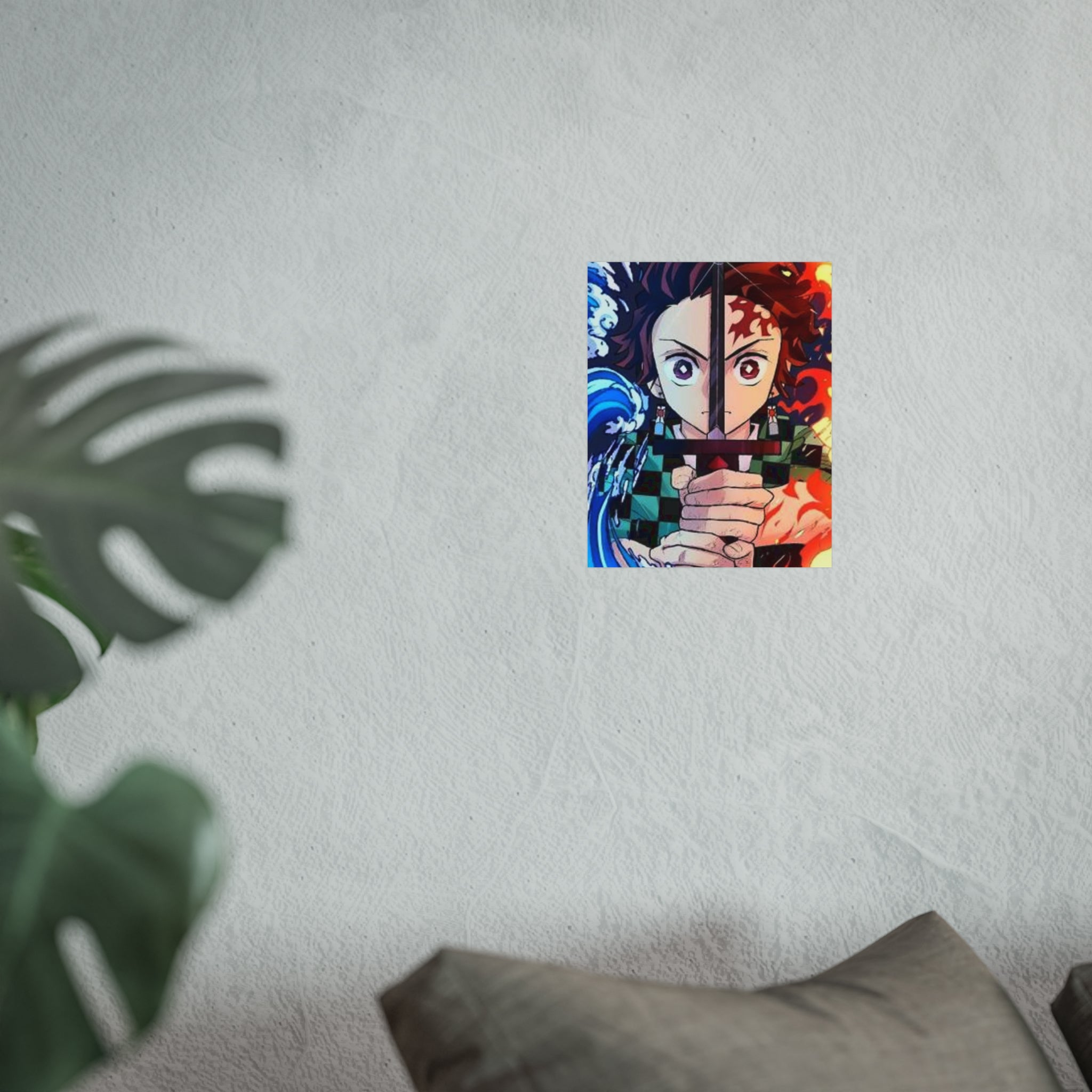 Demon Slayer Anime Fine Art Poster - Tanjiro Kamado Print for Home Decor