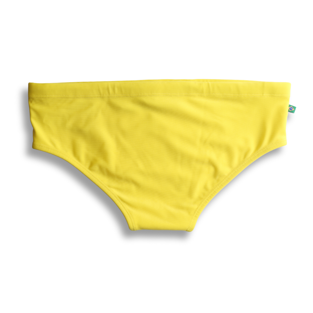 Lemonade Yellow solid Men's Swimming Sunga - Beachwear for Men