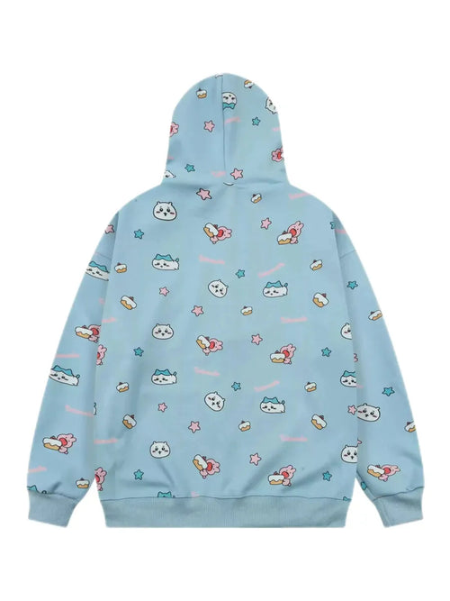 'Hachii' Kawaii Streetstyle Cute Hoodie Jacket