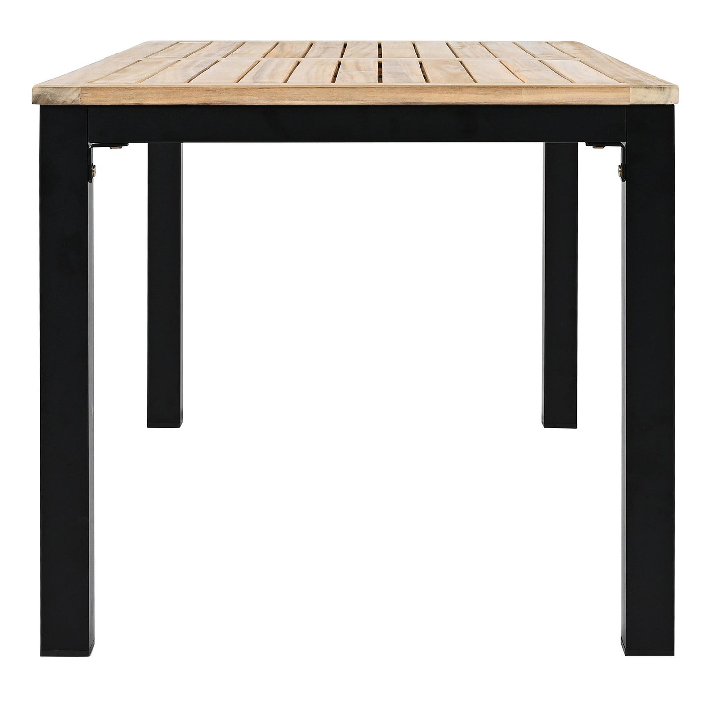 5 Pieces Outdoor Patio Conversation Set with 3-Seat Sofa, Cushions for Backyard, Poolside, Garden