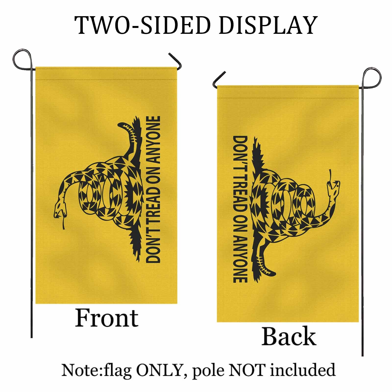 Don't Tread on Anyone Two Sided Flag